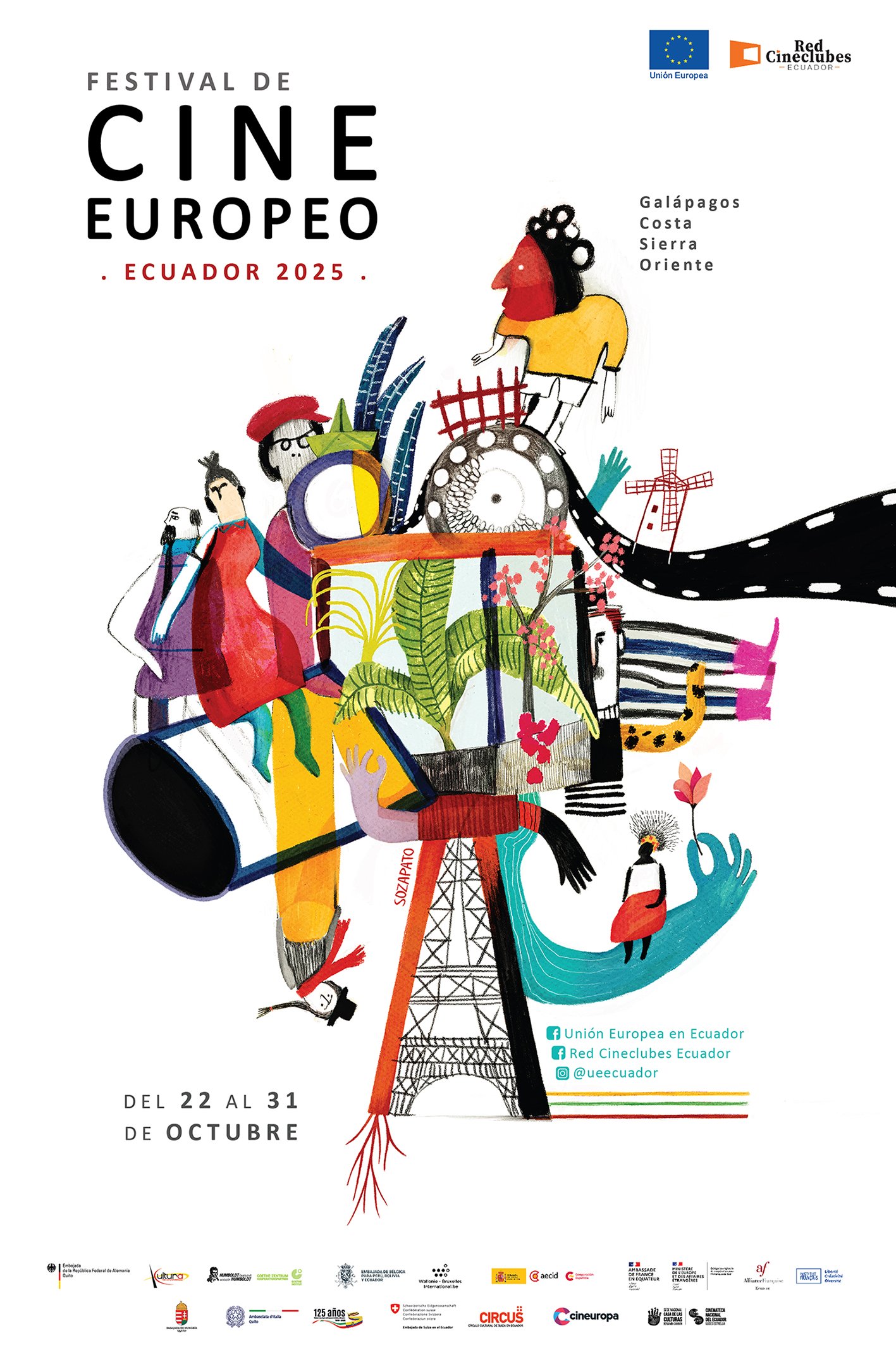 Afiche Festival de Cine Europeo