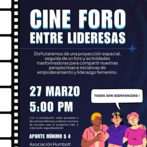 cine foro entre lideresas