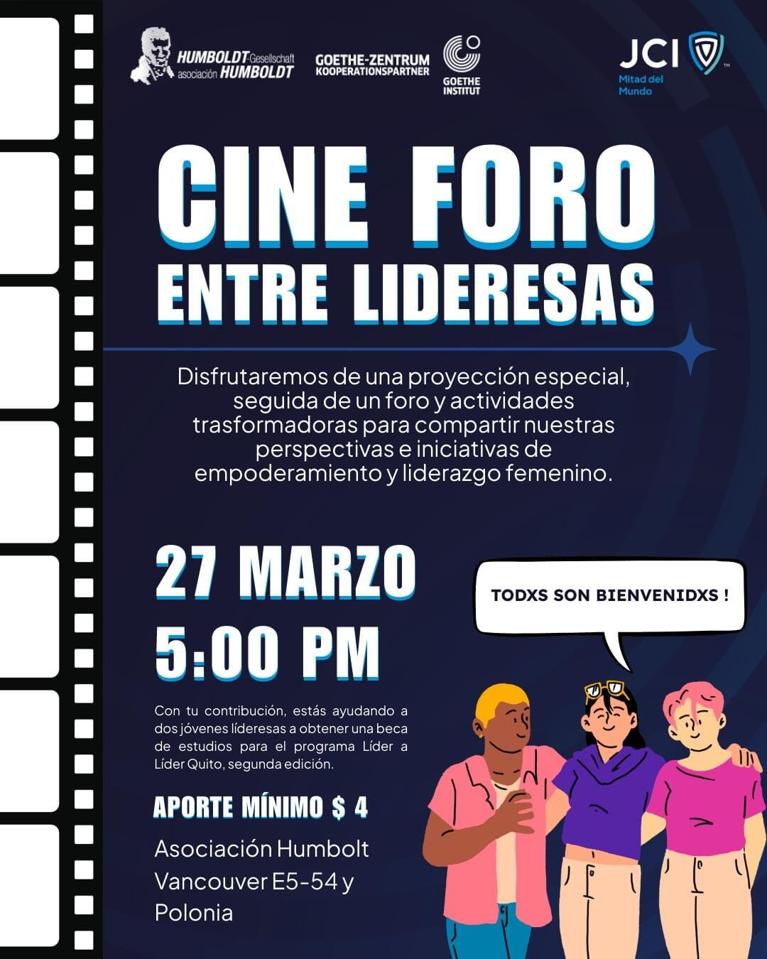 cine foro entre lideresas
