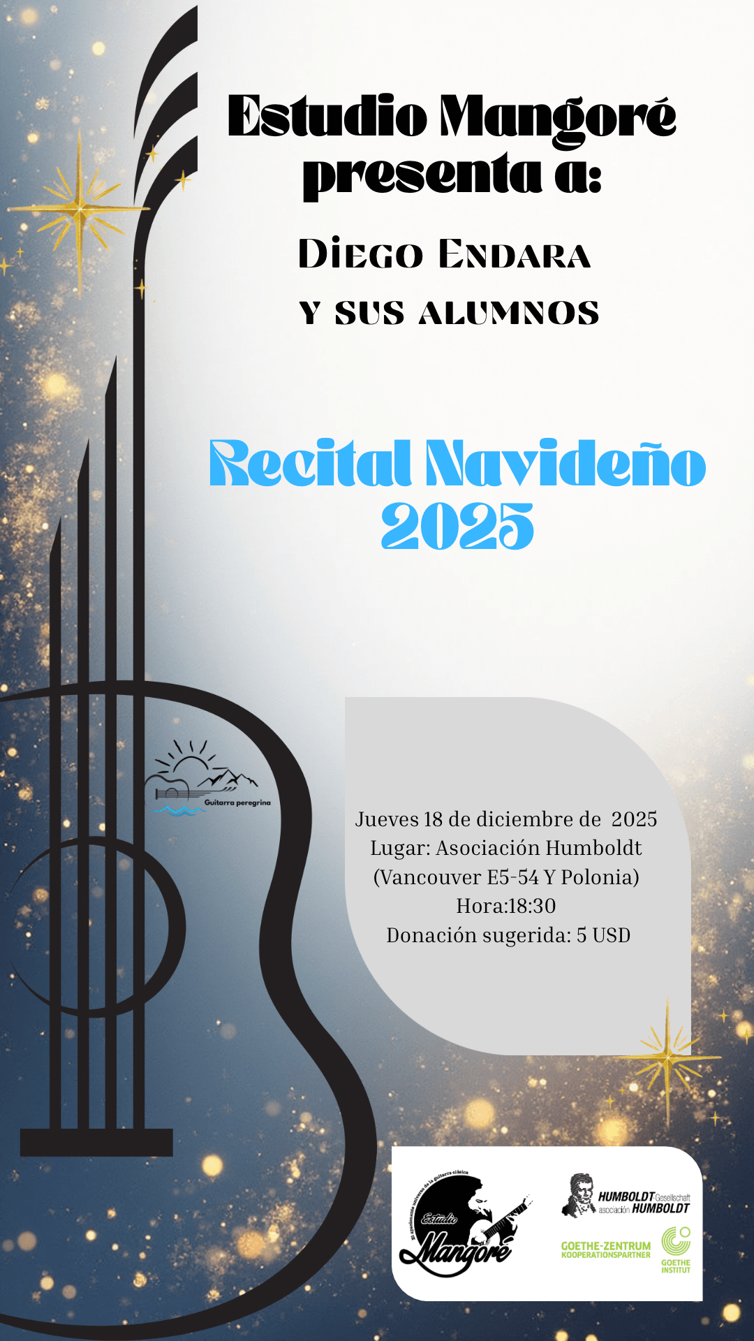 concierto diego endara y sus alumnos recital navideño
