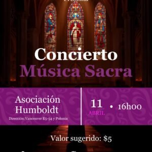 concierto música sacra