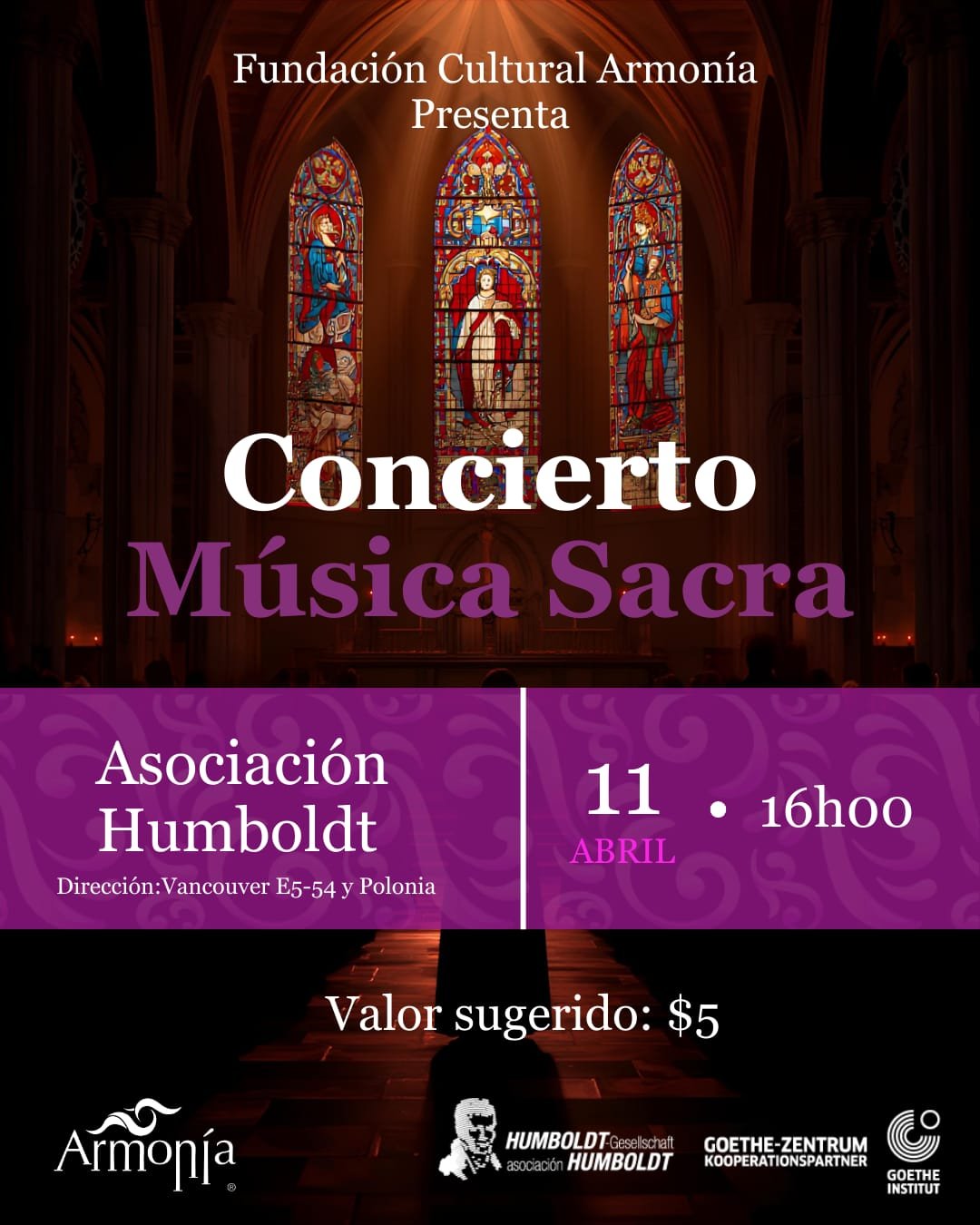 concierto música sacra