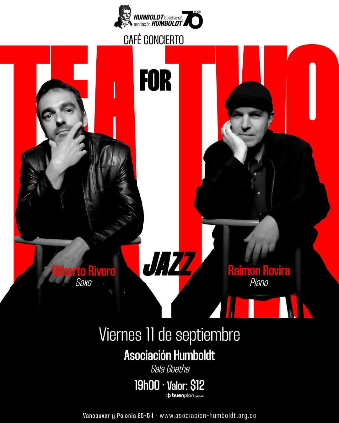 café concierto noche de jazz