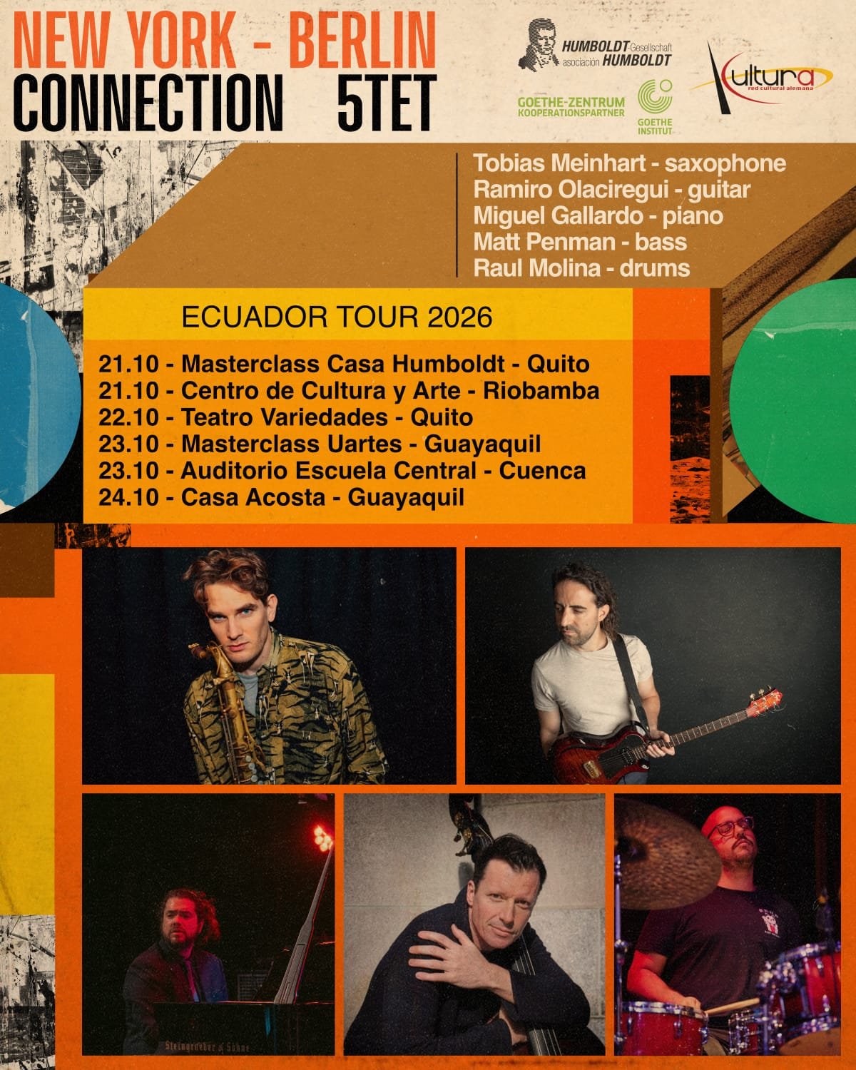 gira de conciertos connection 5tet